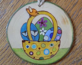 Easter, EASTER wooden decoration, wood, Easter ornament, easter decoration, decoration, handmade