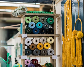 6 mm Twisted 100% cotton macrame rope - 40 meters, several colours available