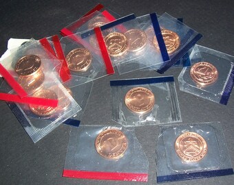 Lof of US Mint tokens, Philadelphia & Denver