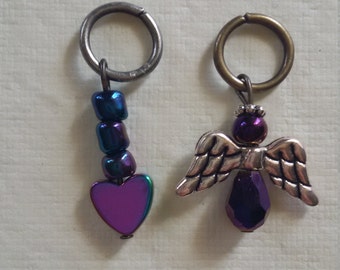 Set of 10 Stitch Markers (SM005) Sizes Included: Medium