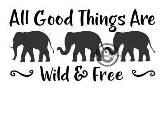 Download Elephant Svg Elephants Dxf Wild And Free Svg 3 Elephants
