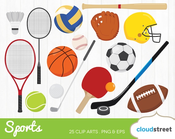 BUY 2 GET 1 FREE sports clipart / sports clip art / sports