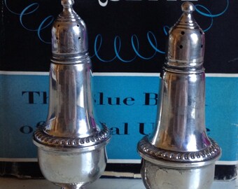 Vintage Sterling Salt & Pepper Set