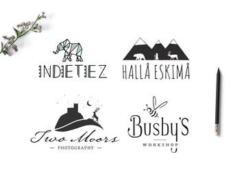 Custom Logo Design, Hand Drawn Logo, Logo Design, Hand lettered Logo Design, Logo Design Service, Custom Branding Package, Business Branding