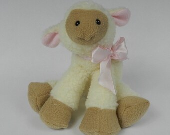 Stuffed Lamb, Stuffed Sheep, Plush Lamb, Plushie Lamb, Stuffed Toy Lamb, Sheep, Stuffed Animal Lamb