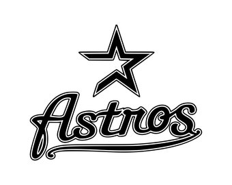 Houston Astros SVG Cut Files, Houston Astros DXF Cutting Files, Houston Astros SVG Dxf Png Cuttable Houston Astros Files, Instant Download