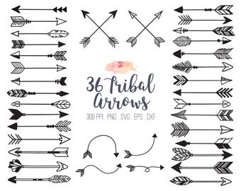 BUY 2 GET 1 FREE 36 tribal arrow svg dxf eps - vector tribal arrows clipart - tribal arrow clip art - vector arrow - Commercial Use ok