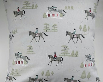 Cushion Cover in Sophie Allport Horse Riding 14" 16" 18" 20"
