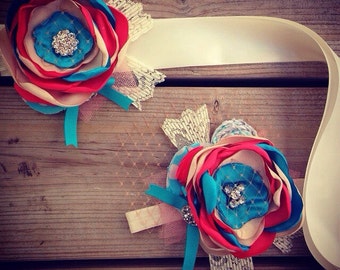 Custom Sash and Headband