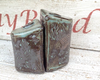 Salt and Pepper, Salt Cellar, Salt Pig, pair