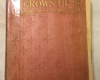 Pollyanna Grows Up antique book old paper 1915 Eleanor Porter AS IS vintage words on pages