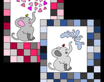 Esmeralda & Edison Elephant Quilt Pattern