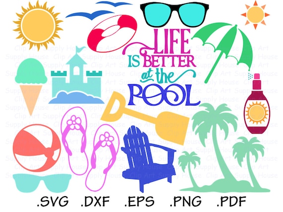 Download At the Beach Svg Files Beach Scene Clipart Sea Shell Svg