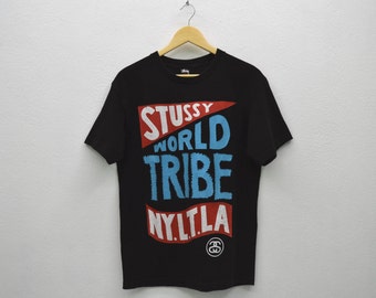 Stussy Shirt Stussy T Stussy World Tribe Relaxed T Mens Size S/M