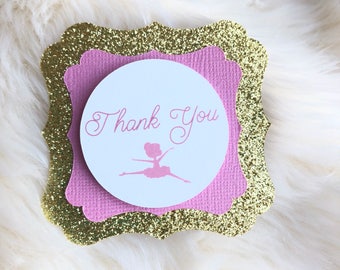 Ballet Themed cupcake toppers, Dancing Theme Party