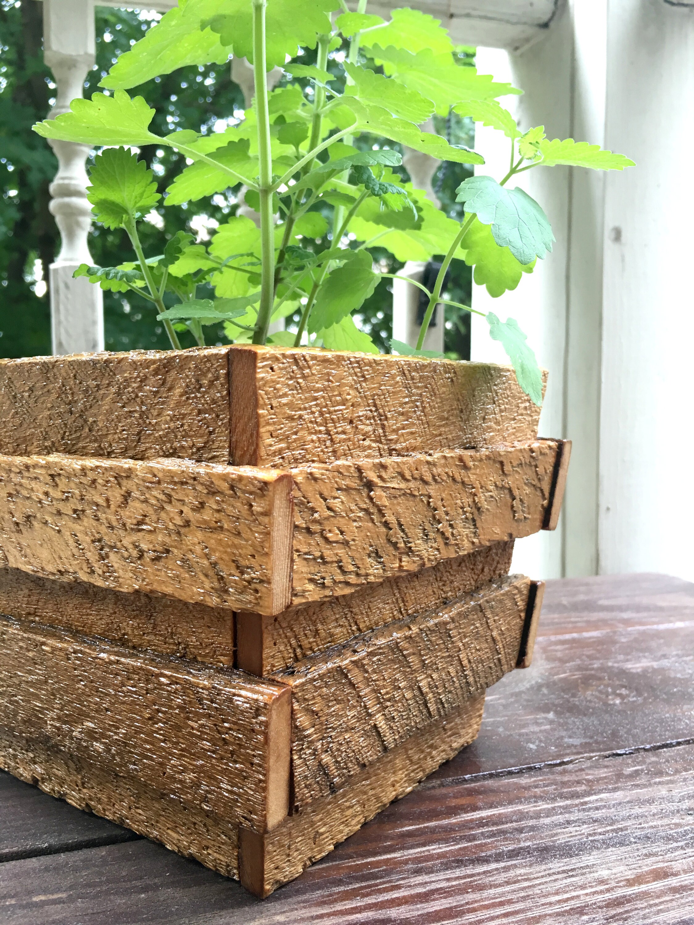 Reclaimed Wooden Planters Handmade