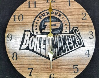 Purdue Boilermakers Clock
