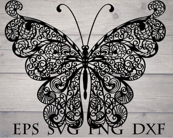 Free Free 339 Zentangle Butterfly Mandala Svg SVG PNG EPS DXF File