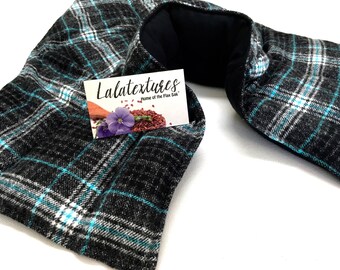 Heating Pad - Neck Shoulder Microwave Heat Pack - Flax Heating Wrap - HEATING Pad - Fibromyalgia - Arthritis Pain relief - Hot Cold pack