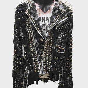 Punk rock jacket | Etsy