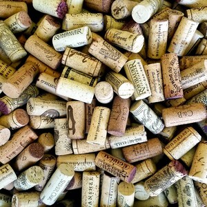 Wine Corks- Beautiful used wine corks: no synthetics/ champagne corks