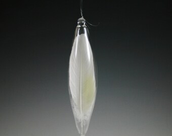 Unique Wedding Gift - Engagement Gift - Hand Blown Glass Ornament