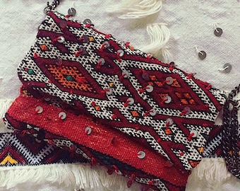 Moroccan Clutch, Moroccan Bag, Boho Clutch, Gypsy Bag, Vintage clutch, Marrakesh Bag, Berber Bag, Kilim Bag, Coachella Clutch