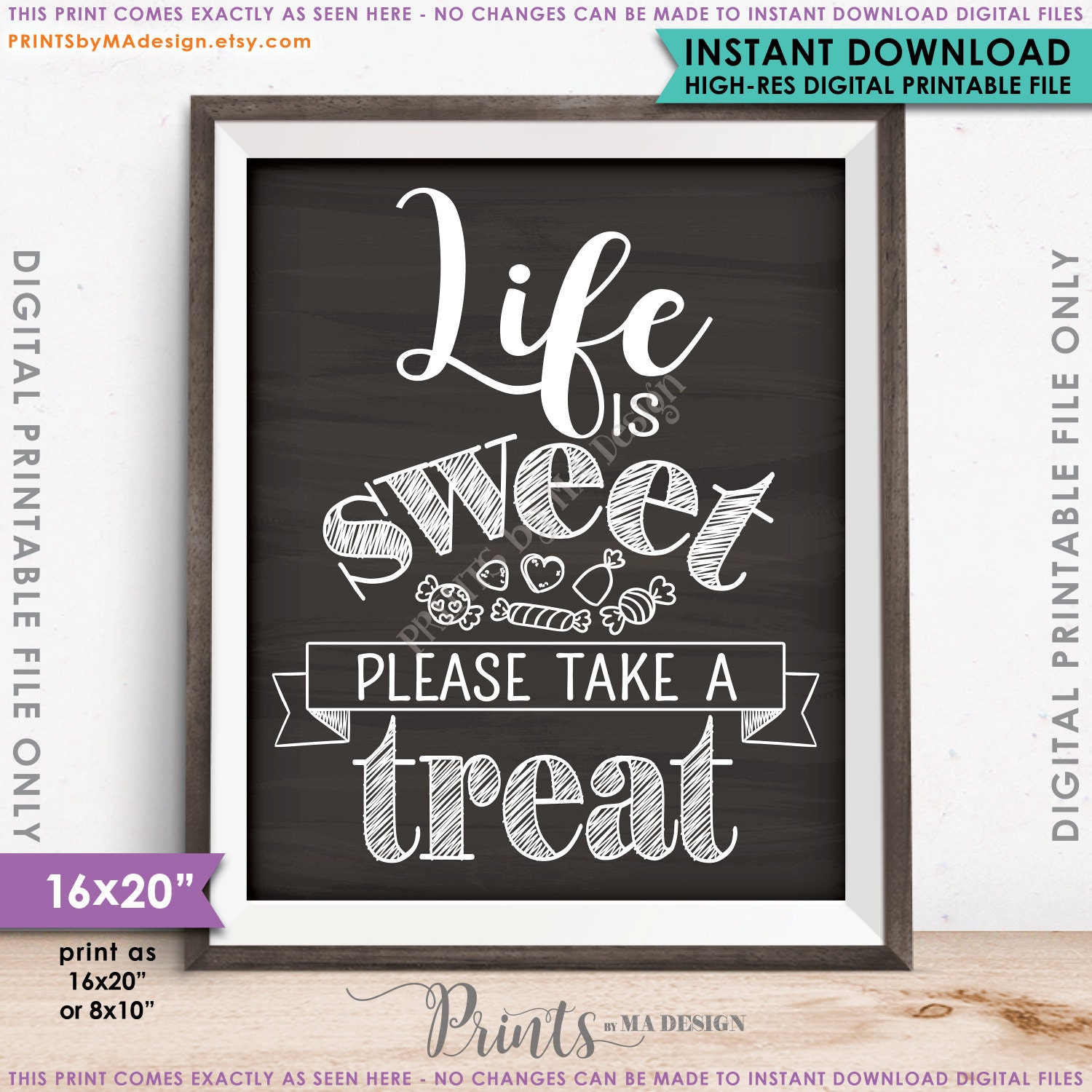 life-is-sweet-please-take-a-treat-sign-sweet-treat-sign-candy-bar