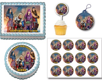 Descendants cake | Etsy
