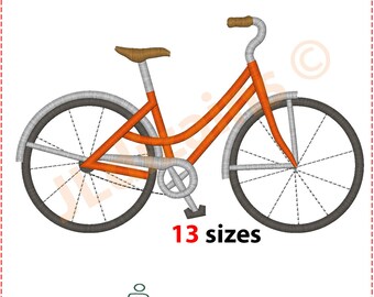 Bicycle Embroidery Design. Embroidery designs bicycle. Bike embroidery design. Cycle embroidery design. Embroidery Machine embroidery design