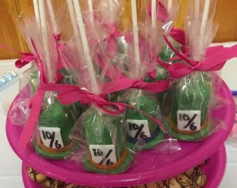 Mad Hatter, Alice in Wonderland Cake pop treats