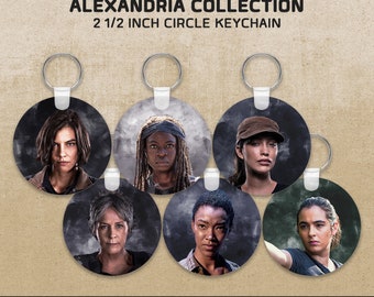 Women of Alexandria: The Walking Dead-inspired Key Chain