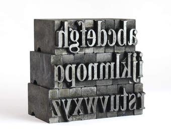 THE ALPHABET - 36pt Metal Letterpress (Serif)