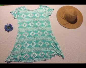bohemian tshirt dress