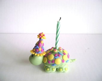 Kids Birthday Cake topper Children's Birthday Cake Decor Turtle Cake Topper Made-to-Order