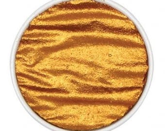 Inca Gold FINETEC Artist Mica Watercolor Pan Refills Pearl colors 1.2"