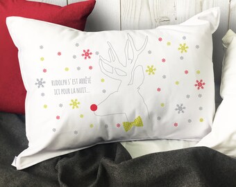 Pillowcase childrens Rudolph, reindeer