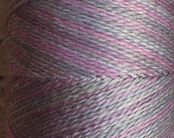 Lavender and Lace, Hand Dyed Silk Machine Thread, Individual Spool 120m, Machine Embroidery, Machine Quilting