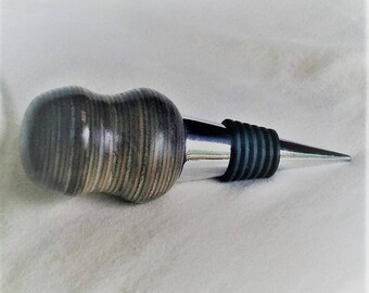 Wooden Wine Topper - Handturned Bottle Stopper - Gifts for Him - Housewarming Present - Home Wine Bar Accessories - Hostess Gift
