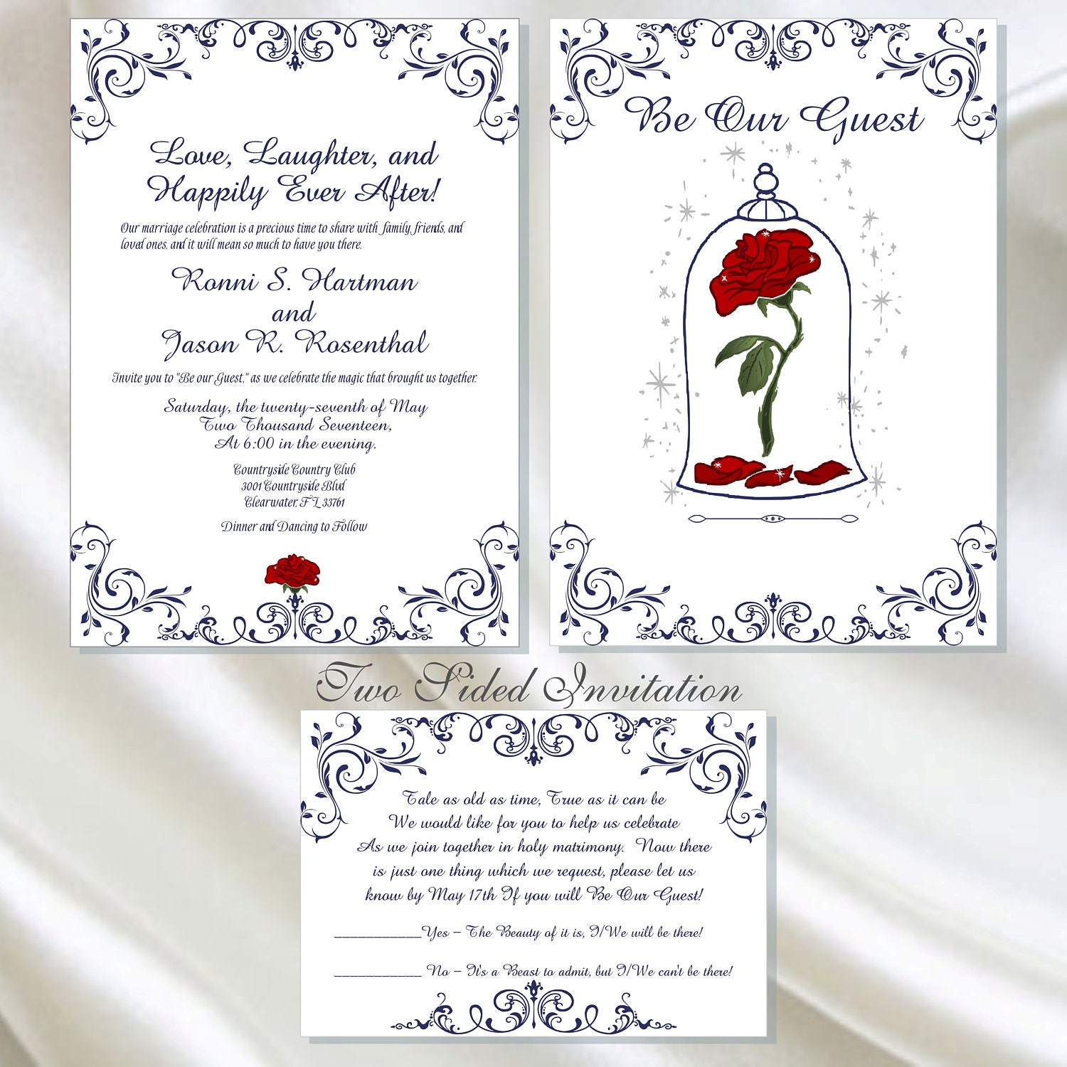 Be Our Guest Invitation Template 6