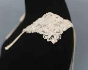 Detachable Cap Sleeves, Detachable Lace Bridal Straps, Removable Wedding Dress Straps, Detachable Bridal Sleeve