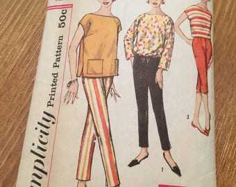 Vintage Simplicity 2814 pattern, complete