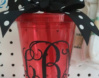Boutique, Monogrammed 17oz Double Wall Tumbler