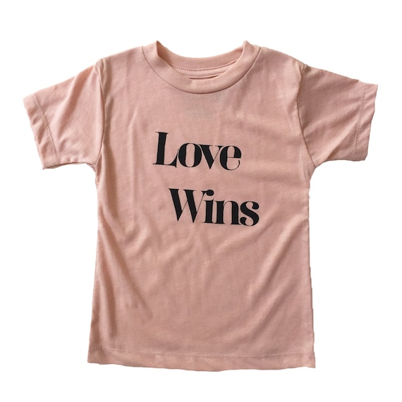 Love Wins Toddler Tee - Pink