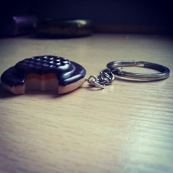Jaffa Cake Keychain