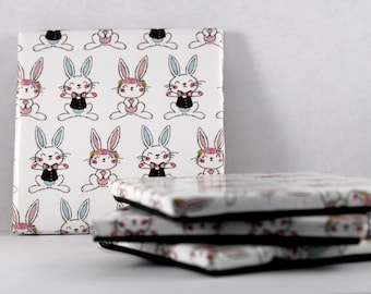 Easter Bunny Ceraminc Coasters