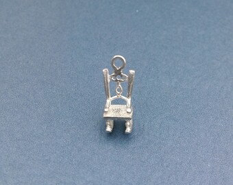 Sterling Silver Rocking Chair Charm