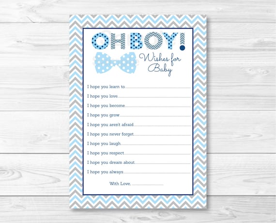 card baby elephant template shower for / Tie Baby Baby Tie Cards Bow Printable Bow Wishes Shower