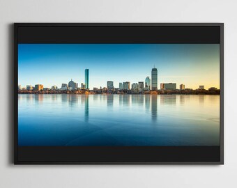 Boston "City frozen at dusk"