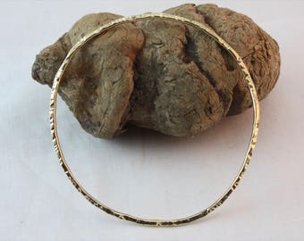 Bangle Bracelet / Brass Bracelet / Women’s Jewelry / Stacking Bangle Bracelet